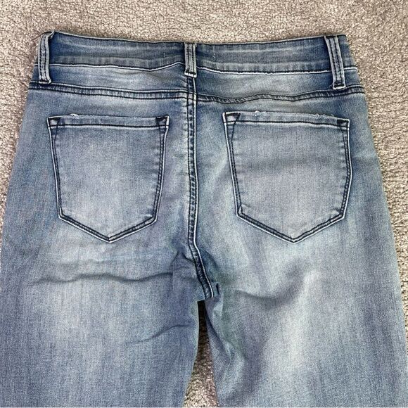 KanCan Jeans Women's 28 Blue Skinny Mid-Rise Light Wash Denim Stretch - Picture 4 of 12